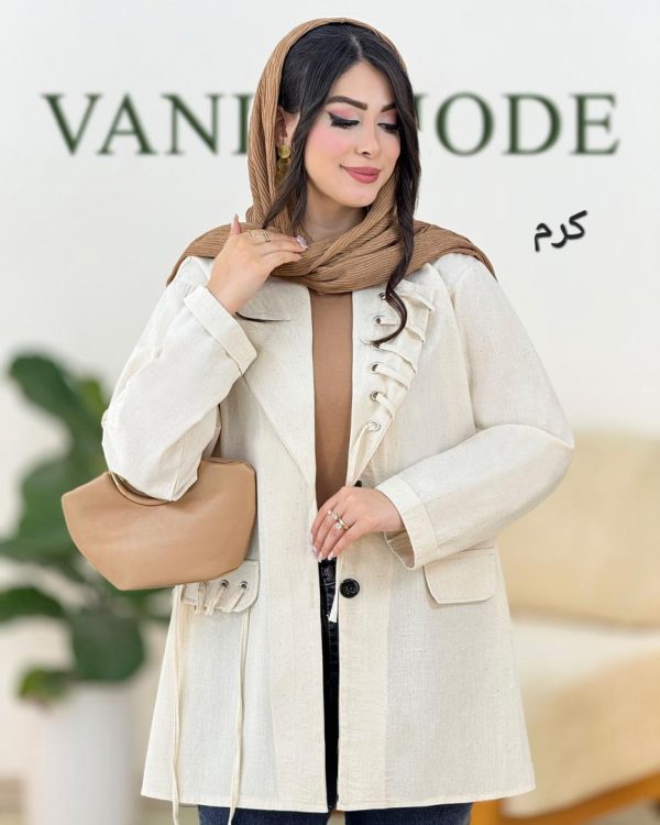 کت لینن بهاری کد g777