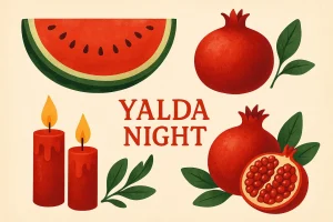 نمادها و رنگهای یلدا