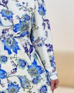 ماکسی بلند آستین پاکتی کد g435 7
