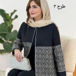 مانتو راسته یقه گرد مازراتی کد g604
