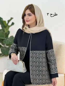 مانتو راسته یقه گرد مازراتی کد g604