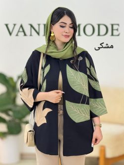 مانتو یقه گرد آستین کیمونو کد g634