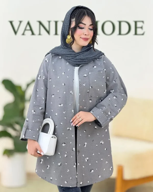 تونیک گل گچی لینن کد g908