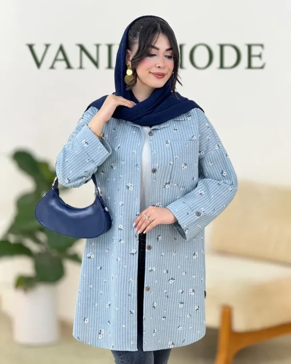 تونیک گل گچی لینن کد g908