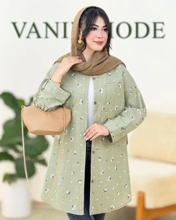 تونیک گل گچی لینن کد g908