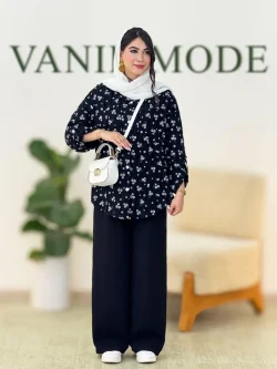 ست شومیز شلوار گل گچی کد g914