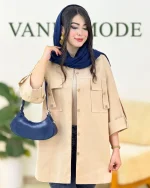 شومیز اسپرت آستین پاکتی کد g861 09_2