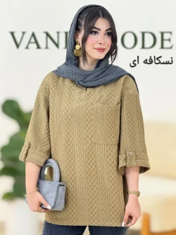 شومیز جلو بسته مراکشی کد g844