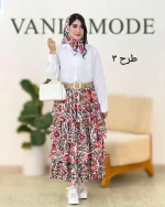 شومیز دامن چین دار کد g893 (2)_2