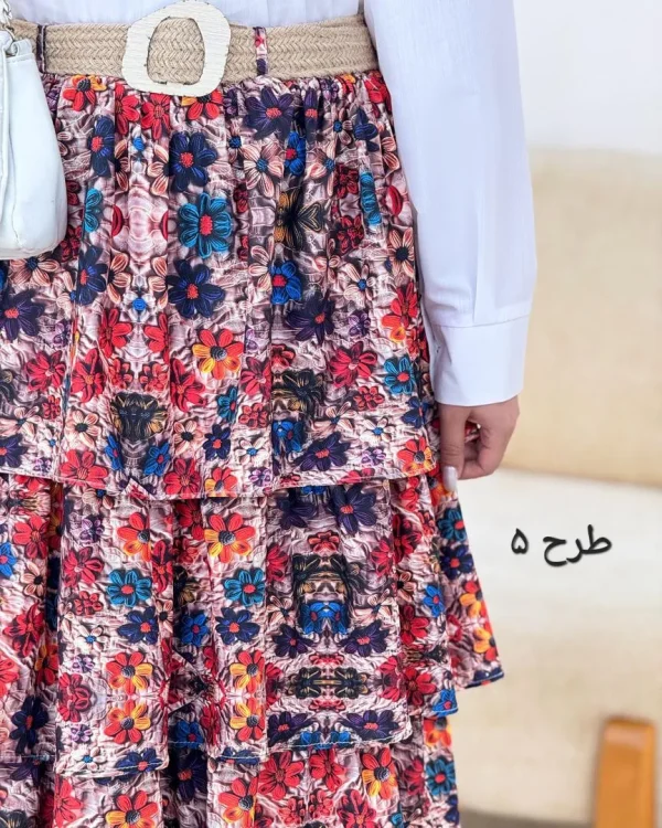 شومیز دامن چین دار کد g893