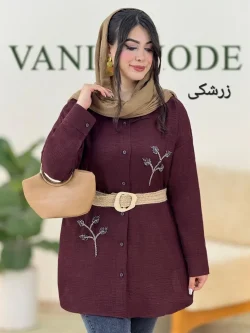 شومیز دکمه دار شانتون کد g894