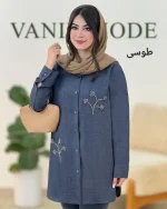 شومیز دکمه دار شانتون کد g894 (4)_4