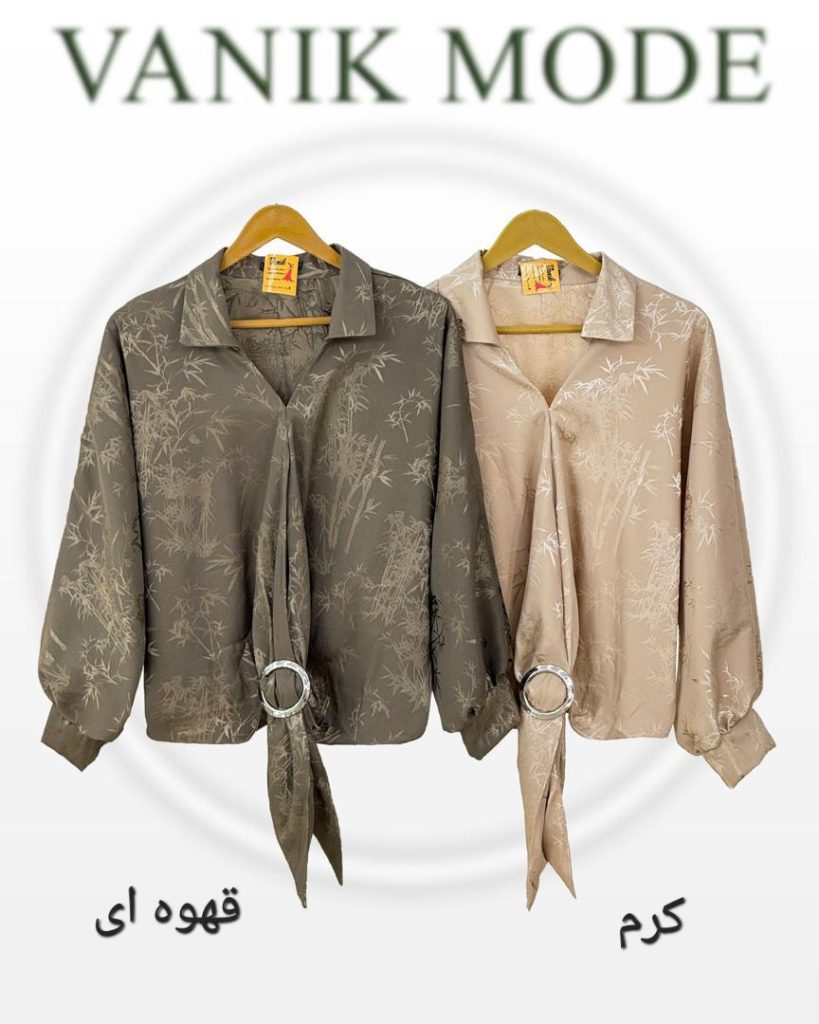 شومیز ساتن بهاری کد g814