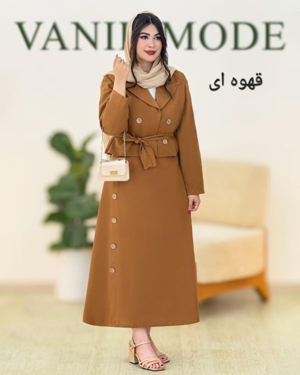 کت دامن لینن بهاری کد g853