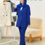 کت شلوار یقه انگلیسی مزونی کد g677