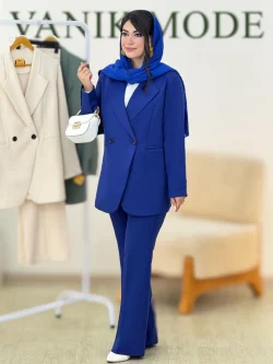 کت شلوار یقه انگلیسی مزونی کد g677