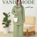 مانتو شلوار گل گچی کد g922