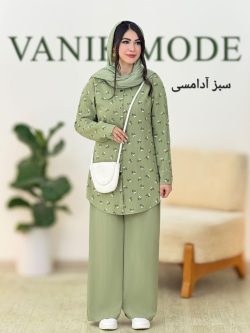 مانتو شلوار گل گچی کد g922