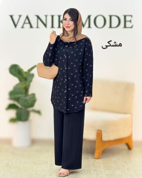 مانتو شلوار گل گچی کد g922