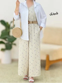 اورال یقه هفت طرح گل کمربنددار کد g921
