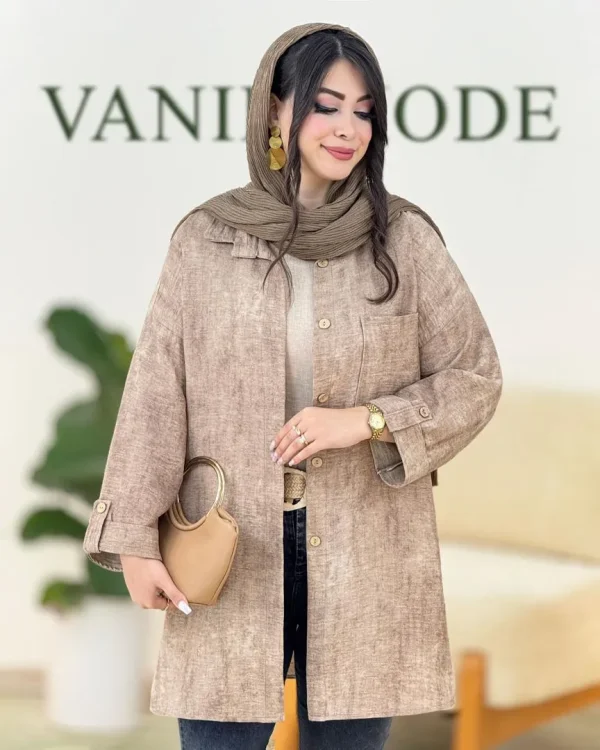 تونیک گازوئیلی آستین پاکتی کد g912