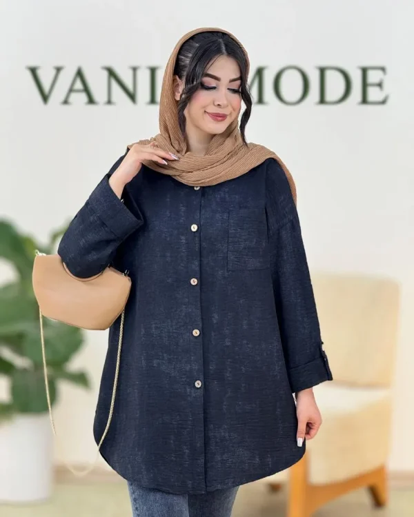 تونیک گازوئیلی آستین پاکتی کد g912