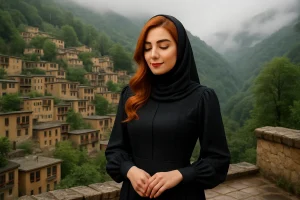 رنگ مو برای لباس مشکی مجلسی