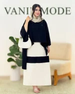 ست رویه سارافون لینن کمربنددار کد g804 02_6