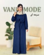 ست شومیز جلو گره دار و اورال شانتون صوفیا کد g993 (2)