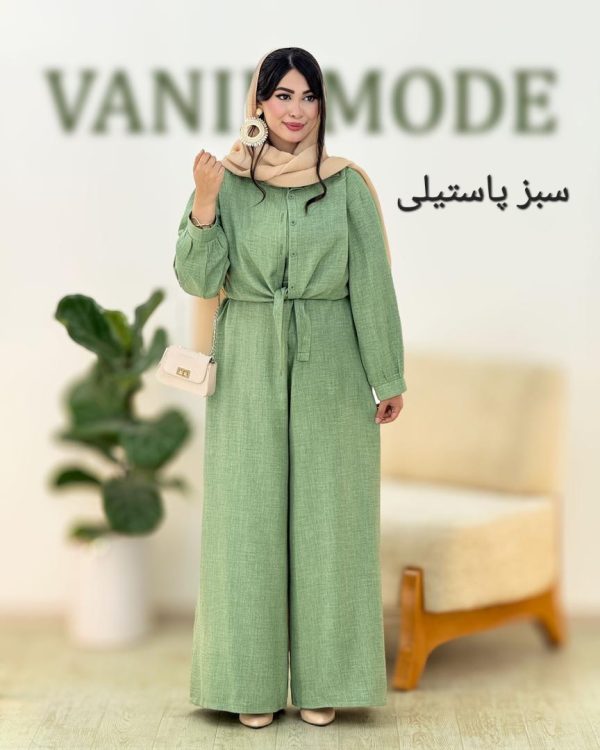 ست شومیز جلو گره دار و اورال شانتون صوفیا کد g993