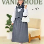 ست شومیز جلیقه دامن بهاری کد g950