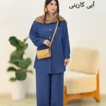 ست شومیز شلوار دکمه دار کد g911