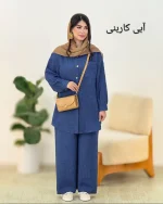 ست شومیز شلوار دکمه دار کد g911 (4)_4