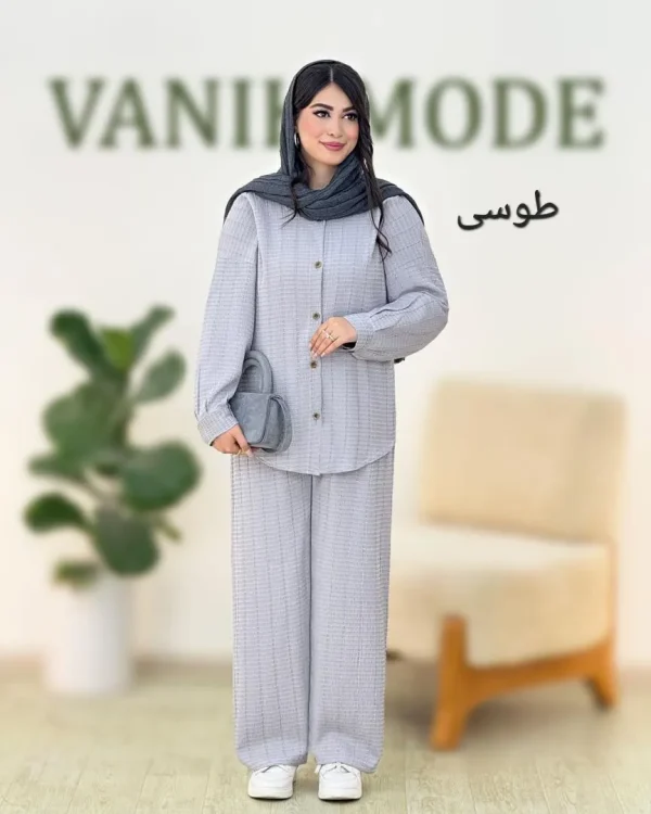 ست مانتو شلوار نووا کد g807
