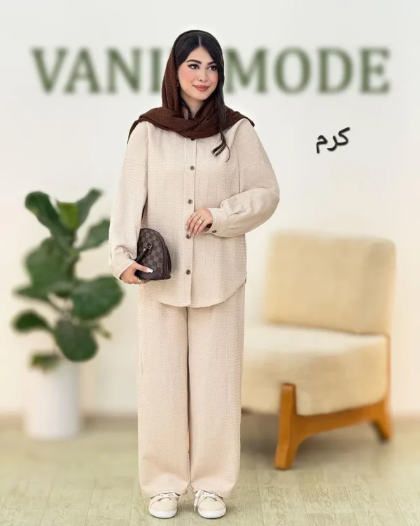 ست مانتو شلوار نووا کد g807