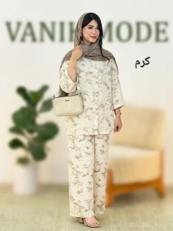 ست مانتو شلوار گازوئیلی کد g991