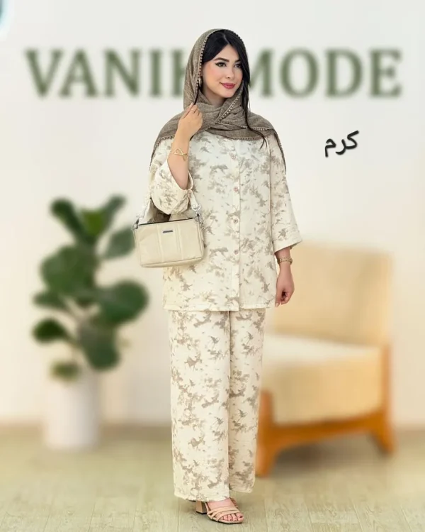 ست مانتو شلوار گازوئیلی کد g991