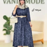 پیراهن پتینه آستین پاکتی کد g904