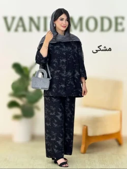 ست مانتو شلوار گازوئیلی کد g991