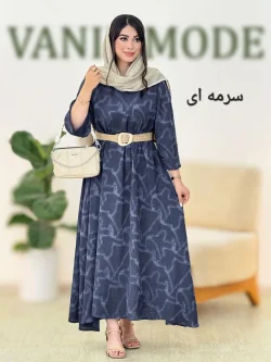 پیراهن پتینه آستین پاکتی کد g904