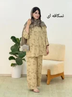 ست مانتو شلوار گازوئیلی کد g991 (2)_2