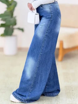 شلوار شافل جین سنگشور کد g931