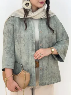 شومیز آبرنگی گازوئیلی کد h23