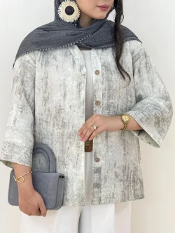 شومیز آبرنگی گازوئیلی کد h23