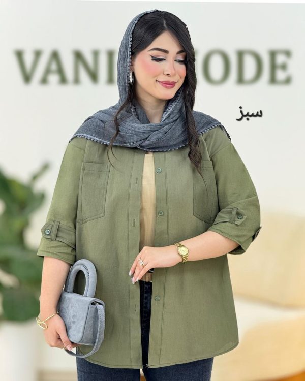 شومیز اسپرت دو جیب کد g971