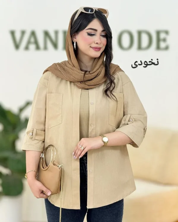 شومیز اسپرت دو جیب کد g971