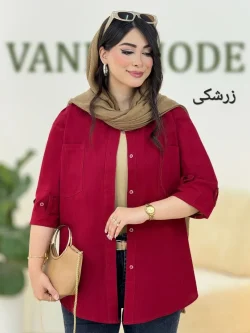 شومیز اسپرت دو جیب کد g971