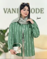 شومیز السا جلو دکمه دار کد g969 (2)_2