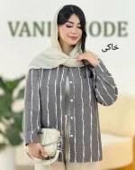 شومیز السا جلو دکمه دار کد g969 (5)_5