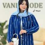 شومیز السا جلو دکمه دار کد g969